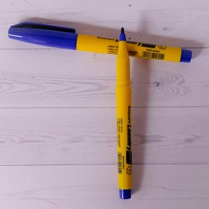 MARCADOR PARA ROPA AZUL