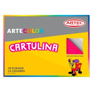 Carpeta Cartulina 18hojas 14colores
