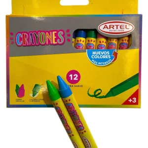 Crayones 12 Colores Artel