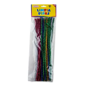 Limpia Pipa Metalizada 40 Unidades