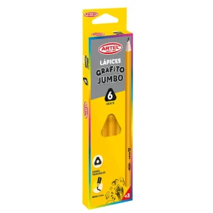 Caja Lápices Grafito Jumbo 6 Unidades