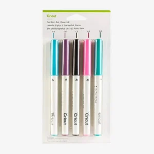 Set de lápices gel, Pavo Real, Cricut