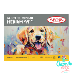 Block Medium 99 1/8 20 Hojas Artel