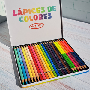 Est. Metálico. 24 Lápices 36 Colores M
