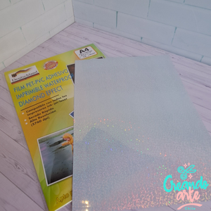 PVC Imprimible Fotografico Efecto Diamante 10 Hojas