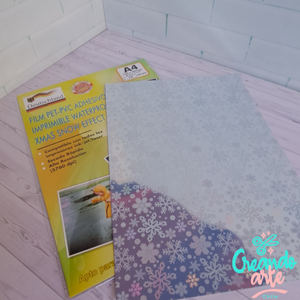 PVC Imprimible Fotografico Efecto Xmas Snow 10 Hojas
