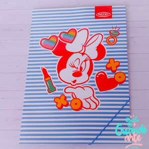 CARPETA CON ELÁSTICO ARTEL DISEÑO MINNIE