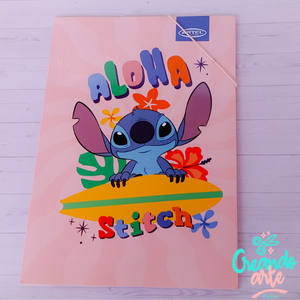 CARPETA CON ELÁSTICO ARTEL DISEÑO LILO & STITCH