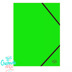 CARPETA CON SOLAPA Y ELASTICO