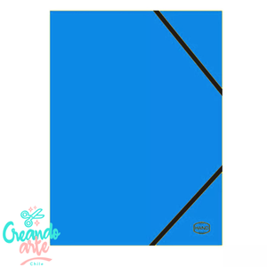 CARPETA CON SOLAPA Y ELASTICO