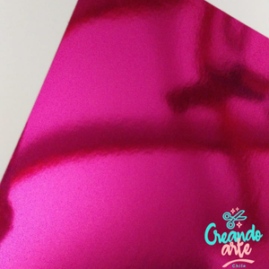 Cartulina Metalica Fucsia 200Gr.
