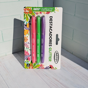 Destacador Artel Glitter x3