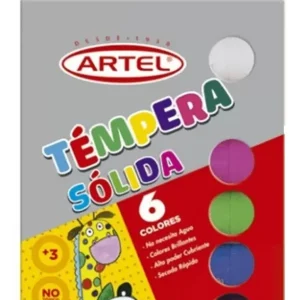 Témpera Sólida 6 Colores Artel