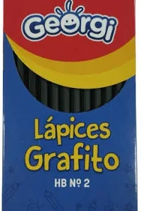 Estuche 12 lapices grafito S/G