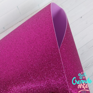 Goma Eva Glitter Violeta