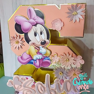 Letra 3D Modelo Josefa