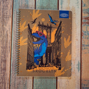 Cuaderno Universitario 100 Hojas 7mm Dino