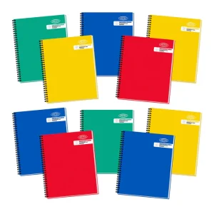Cuaderno Universitario Matemática 100 Hojas 5mm. Color Aleatorio Artel