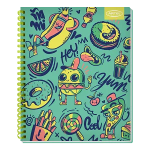 Cuaderno Universitario Artel 100 Hojas 7Mm Doodles Soft 55 Gramos