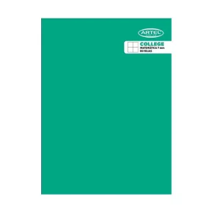 Cuaderno College Matemática 7mm 80 Hojas Artel