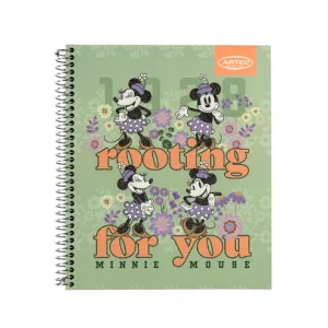 Cuaderno Book 120 Hojas Minnie Spring Artel
