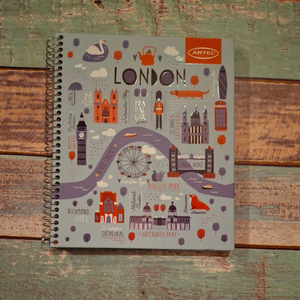CUADERNO BOOK ARTEL 120 HOJAS DISEÑO URBAN CITY