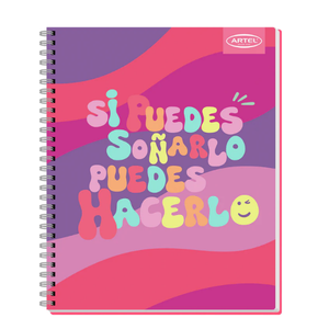 Cuaderno Universitario 100 Hojas 7mm Colors