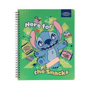 Cuaderno Universitario 100 Hojas 7mm Stitch Foodie