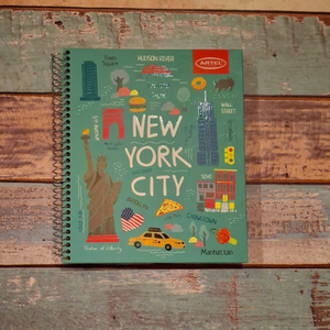 CUADERNO BOOK ARTEL 120 HOJAS DISEÑO URBAN CITY