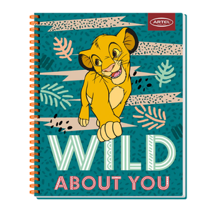 Cuaderno Universitario Artel 100 Hojas 7 Mm Rey Leon